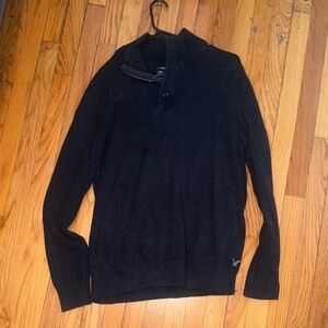 American Eagle Outfitters Men's Dark Turtleneck Sweater